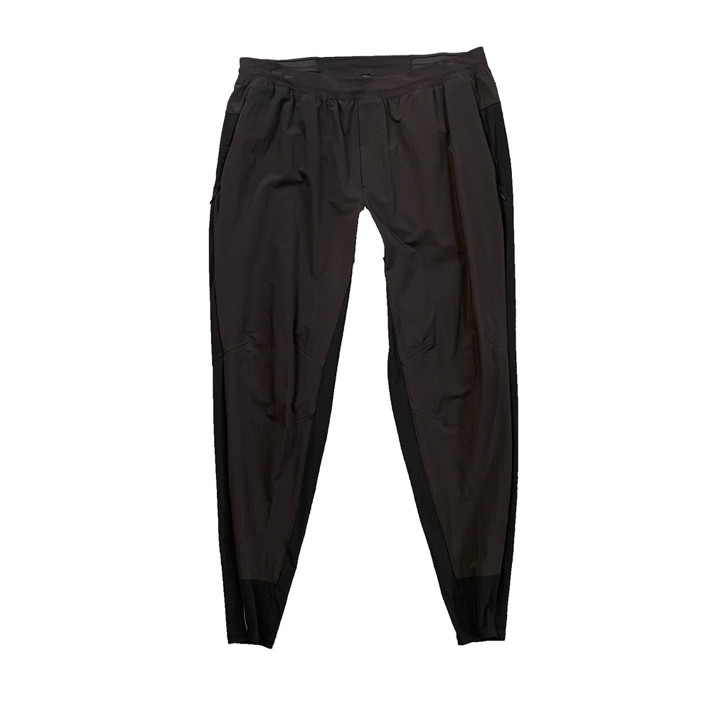 Lululemon Jogger Mens XL Black Surge Hybrid Tapered Ankle Sweatpants LM5928S
